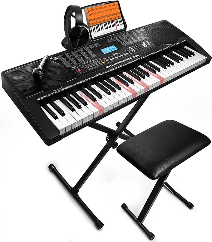 61 Key Portable Electronic Keyboard Piano
